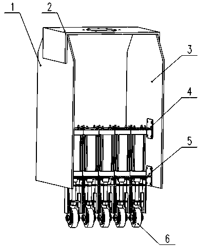 Compression roller mechanism suitable for curved surface laying of composite material