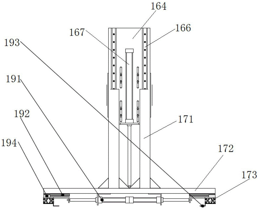 Automatic glue spreading and veneering device and method for production of wood-plastic floorboards