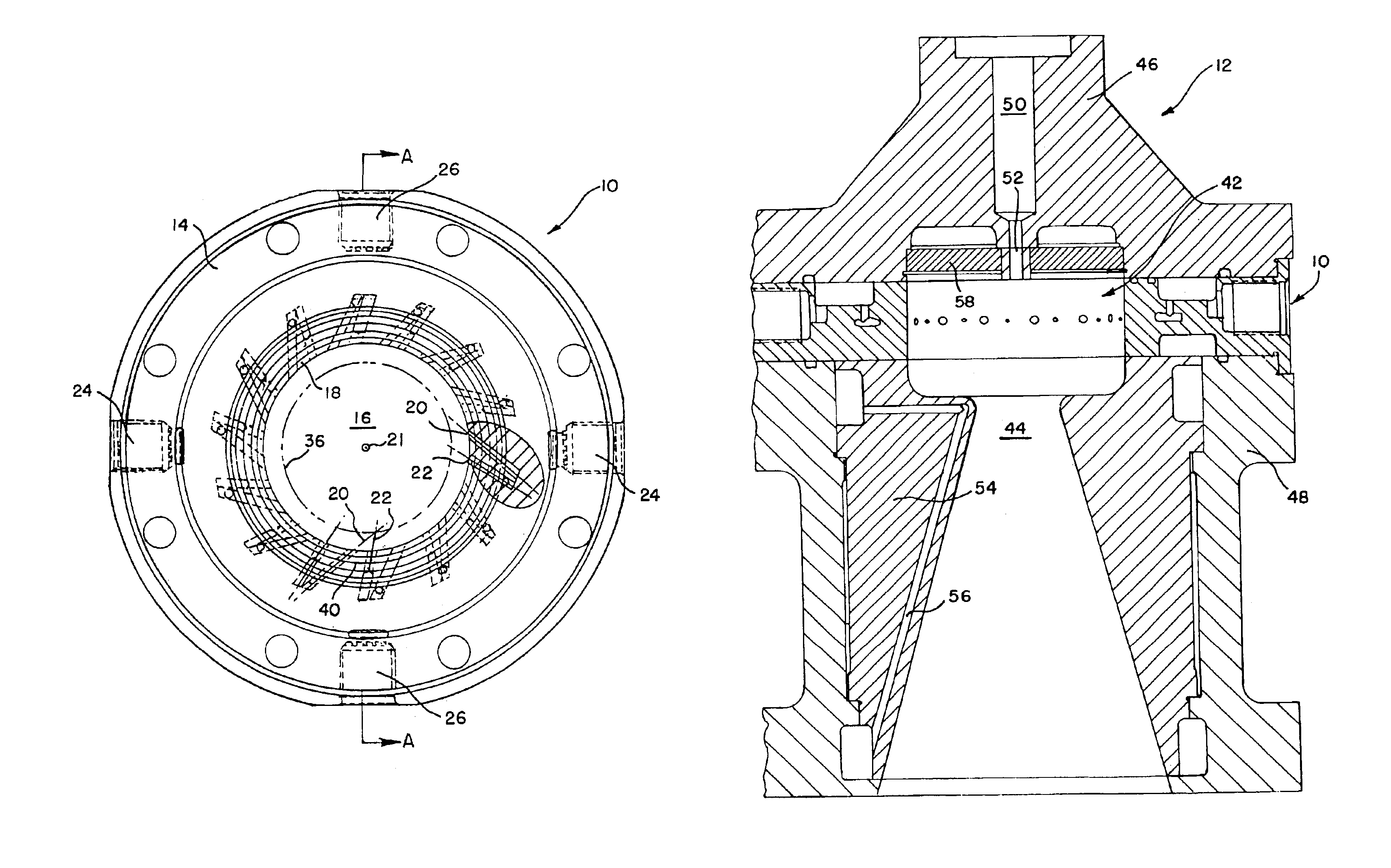 Liquid propellant tracing impingement injector