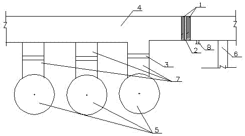 Gas isolation method used during drying of hot-blast stove in iron works