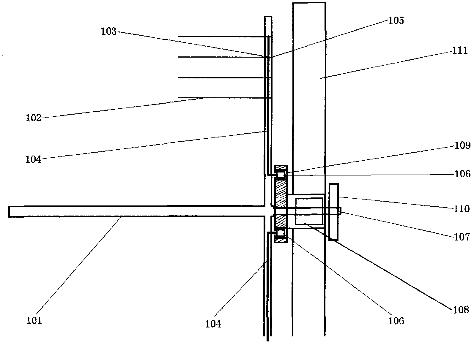 Sea-wave movable plate dam power generation system