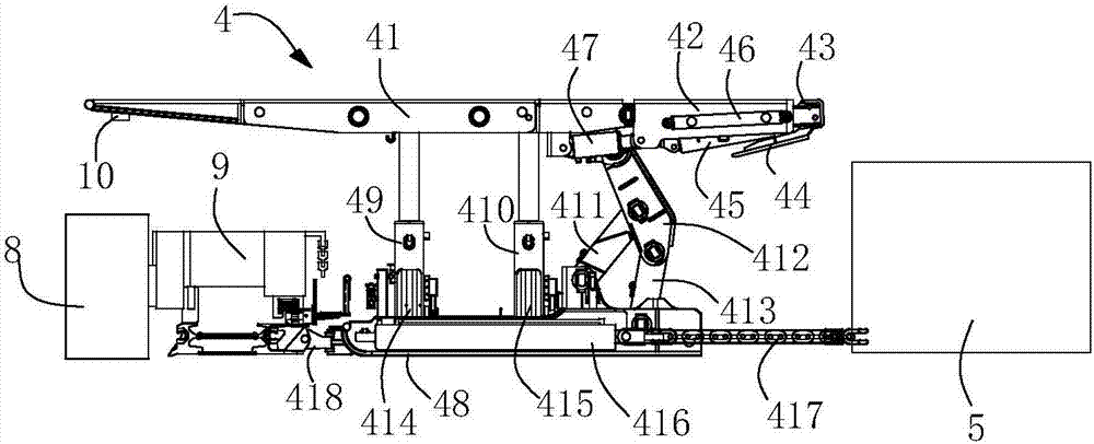 Mining and filling combined hydraulic support system