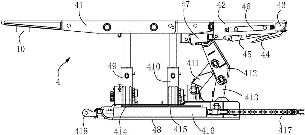 Mining and filling combined hydraulic support system