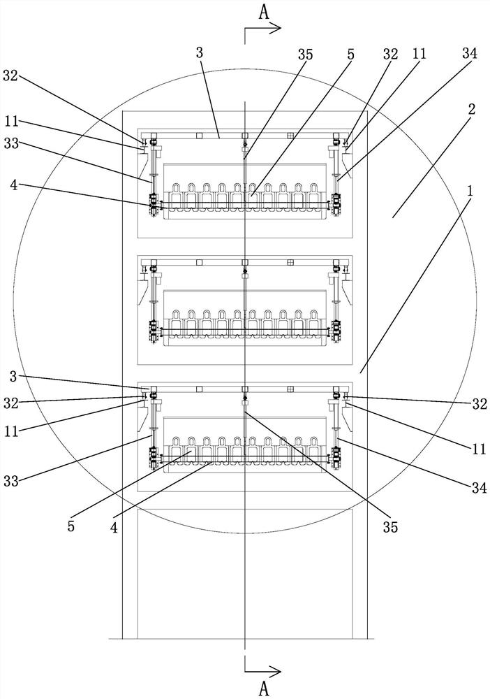 Suspension type three-degree-of-freedom flight cinema riding equipment