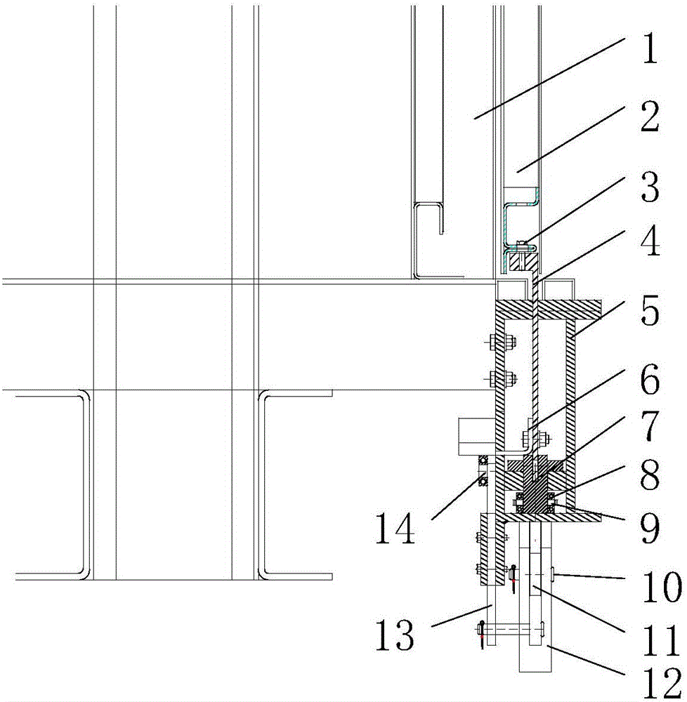 A flexible guiding special elevator car stabilization device and method