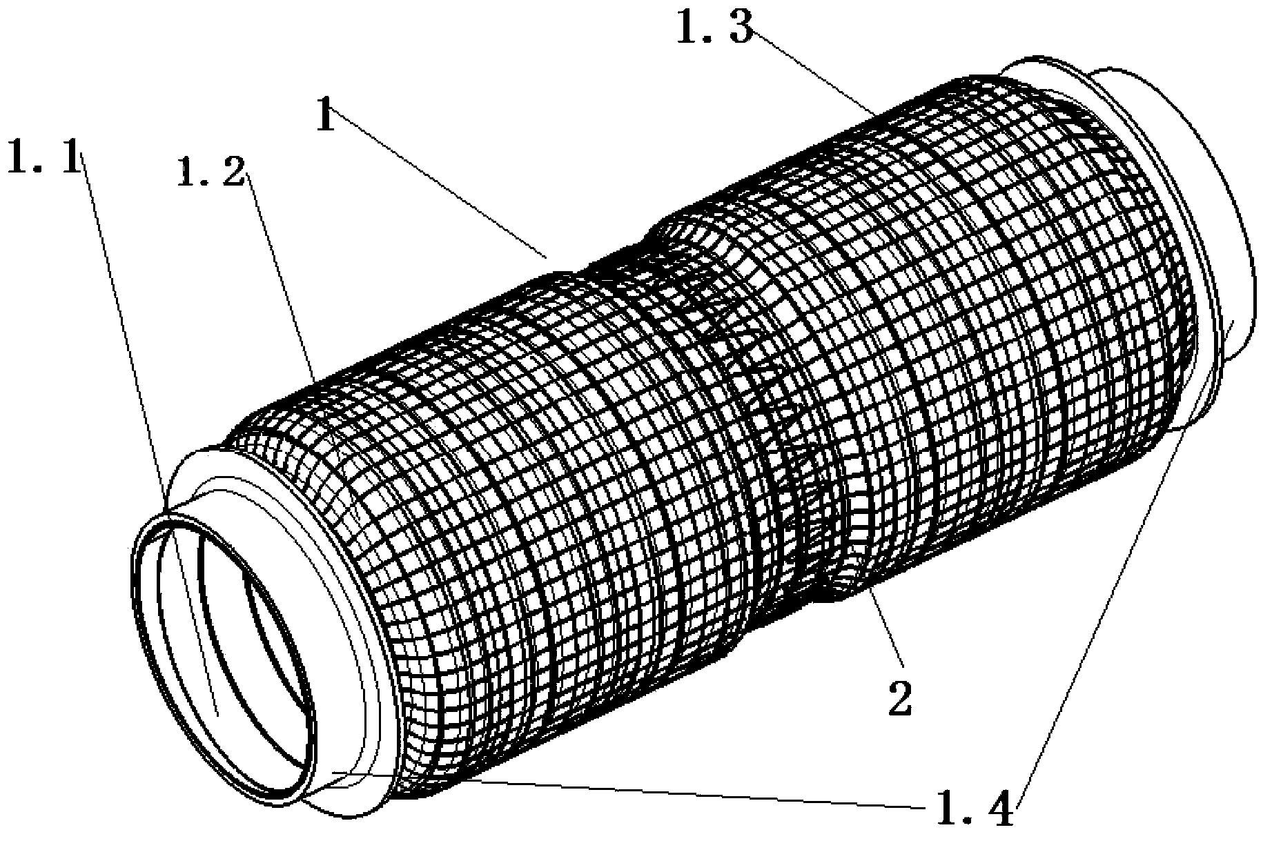 Spring clamp structure for improving NVH (Noise, Vibration and Harshness) characteristics of corrugated pipe of automobile exhaust system