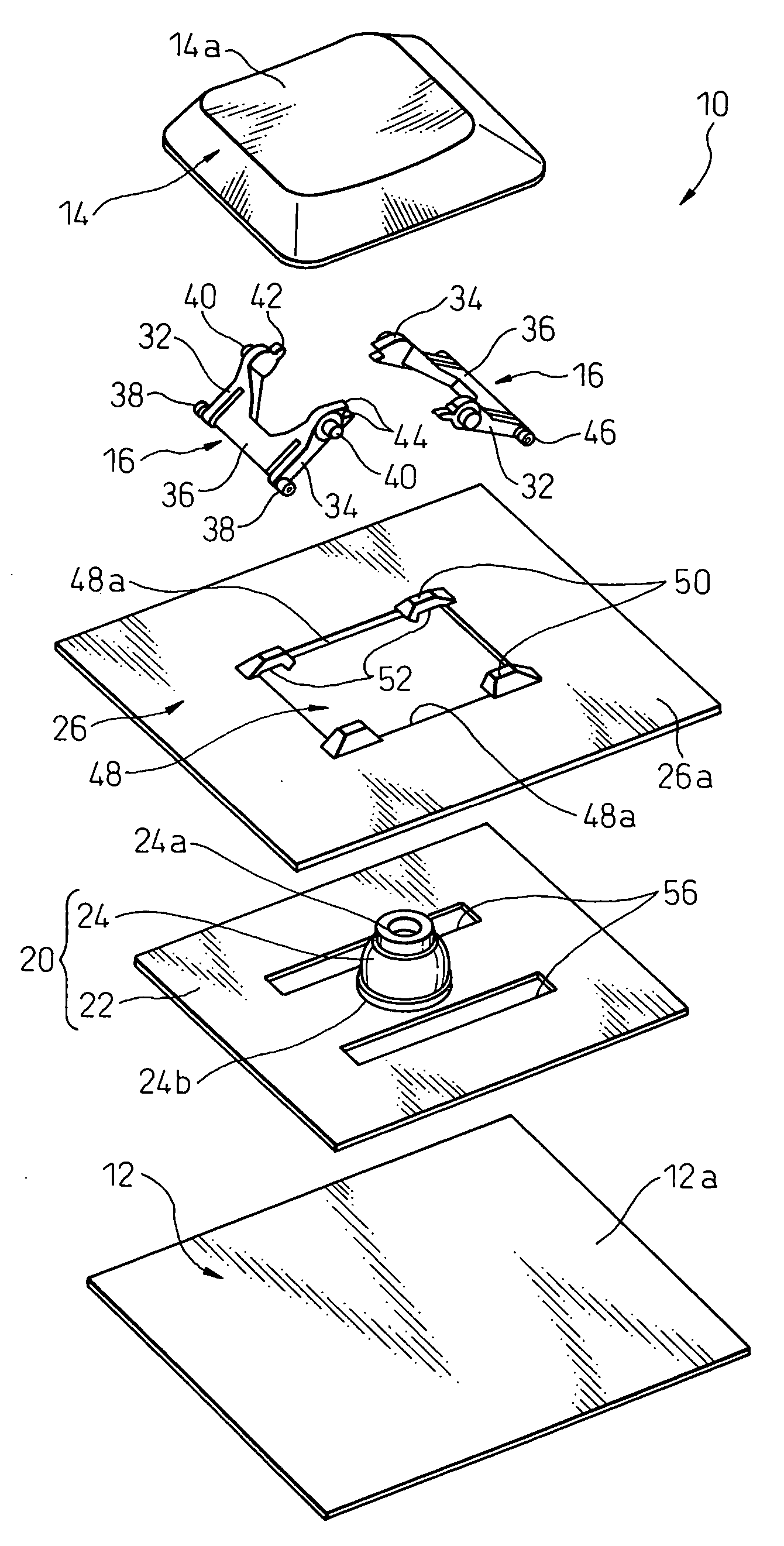 Key switch, keyboard and key-switch assembling jig