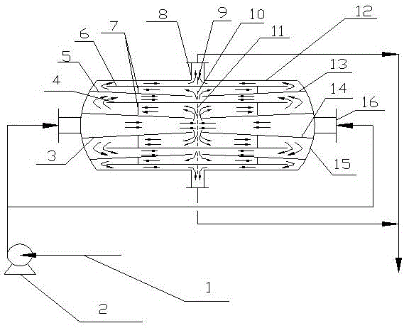 High-efficiency energy-saving xylene separation process