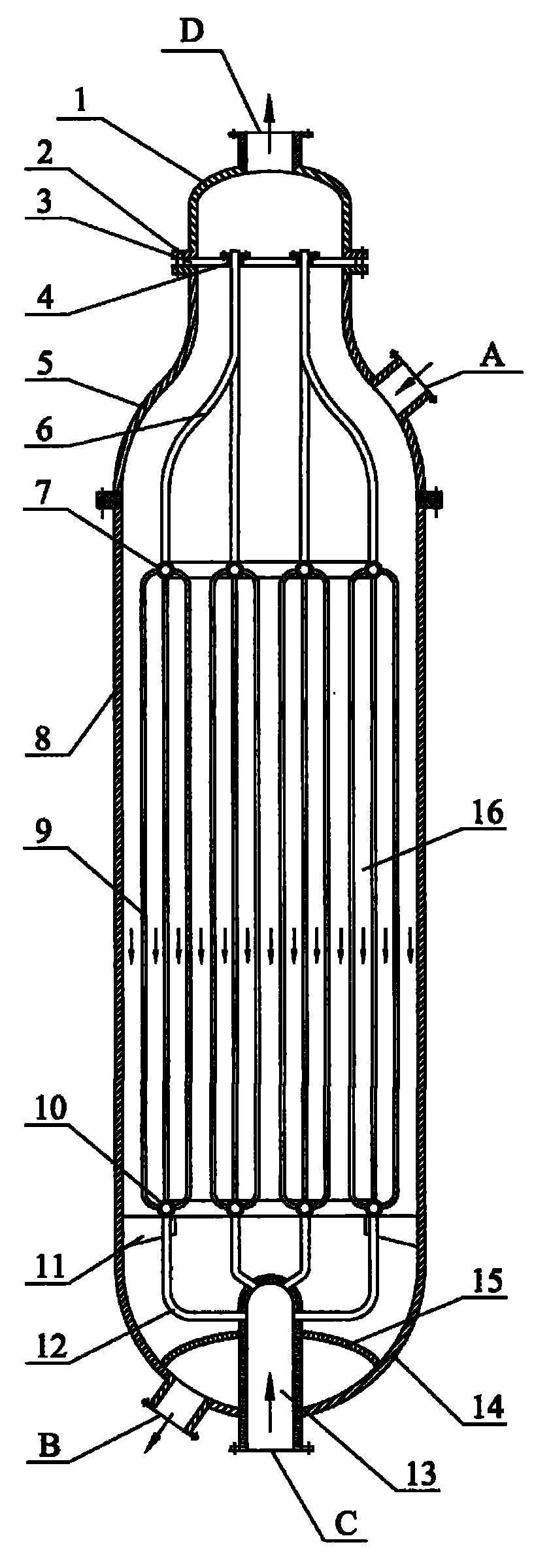 Method for preparing glycol from oxalate