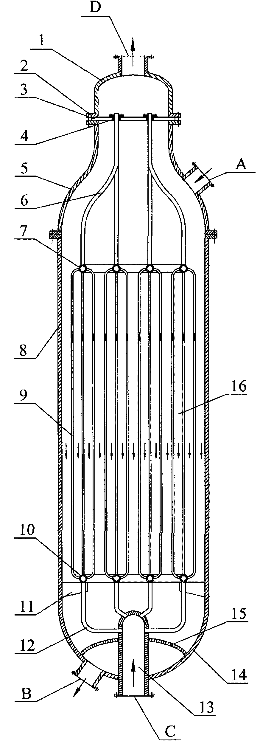 Method for preparing glycol from oxalate