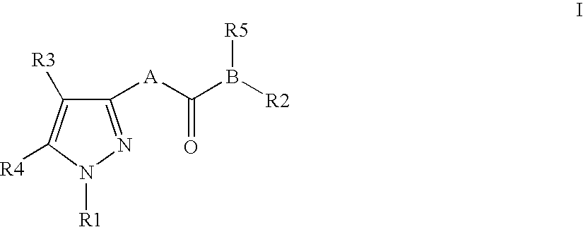 Pyrazole analogs acting on cannabinoid receptors