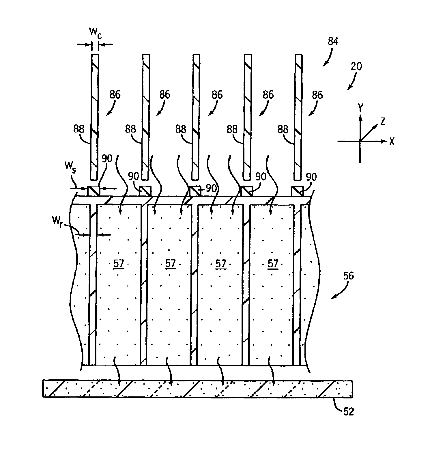 Collimator assembly having multi-piece components