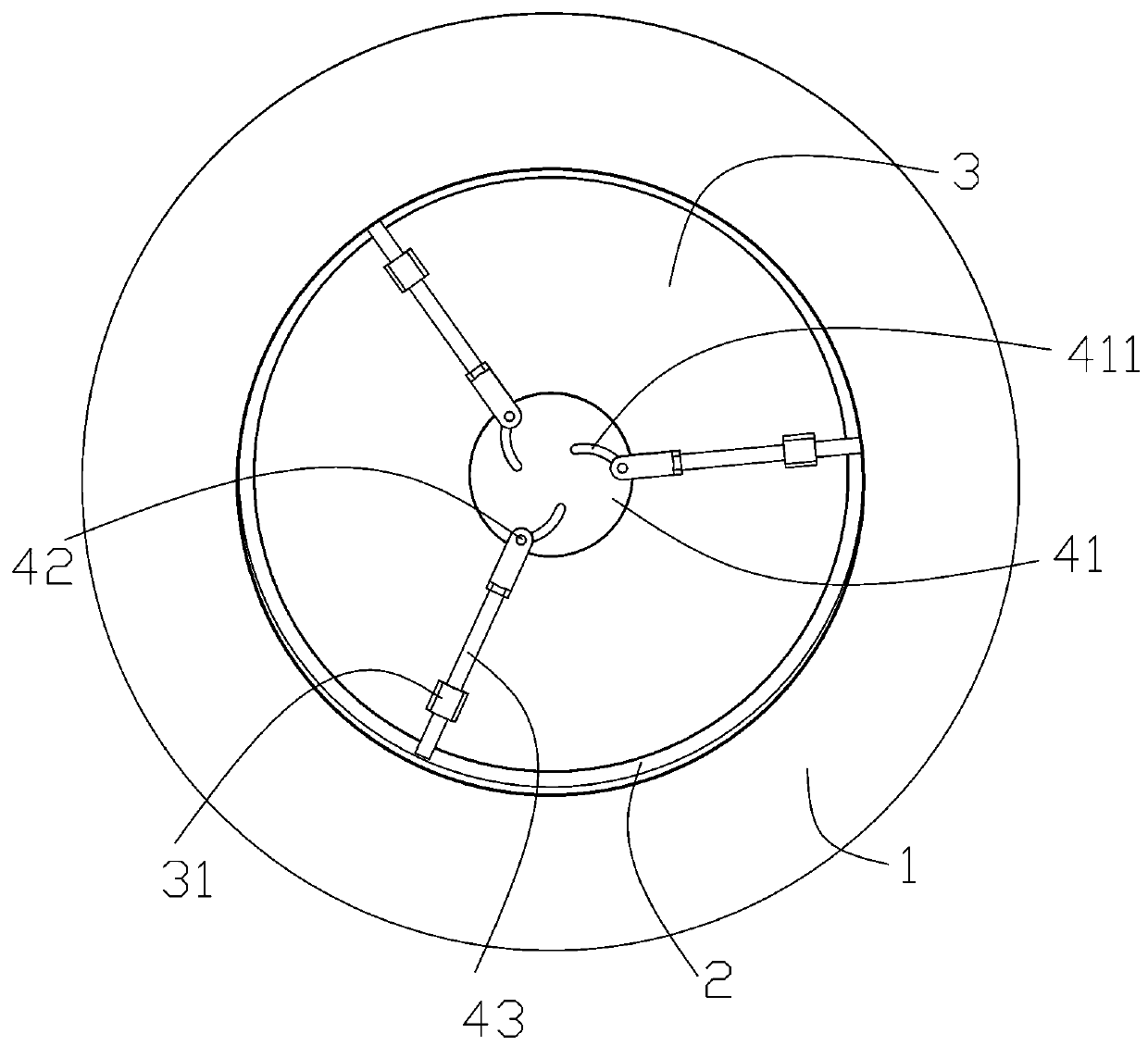 Anti-falling well lid structure