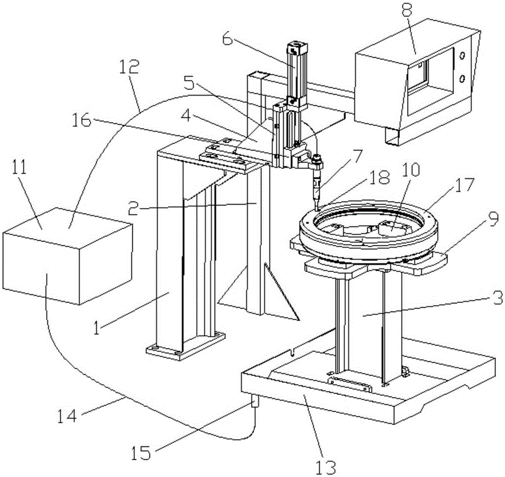 A balance ring brine filling device