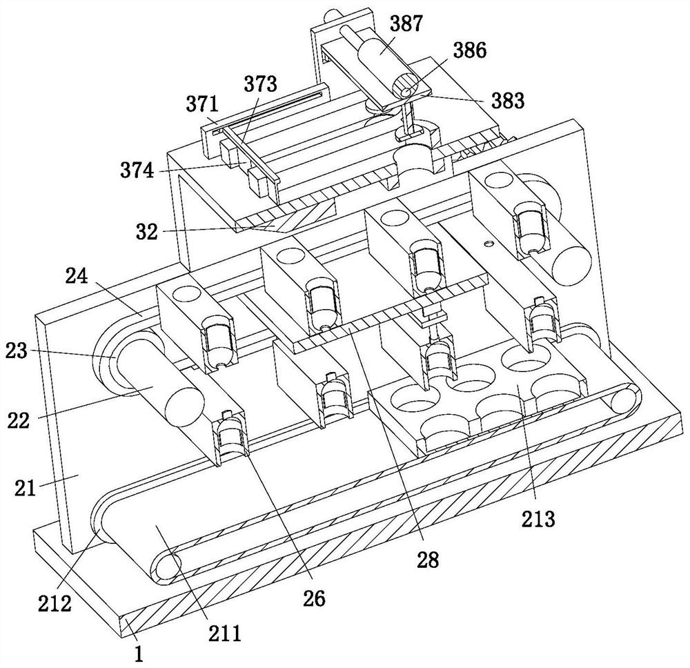 Vacuum blood sampling test tube compounding machine and compounding method