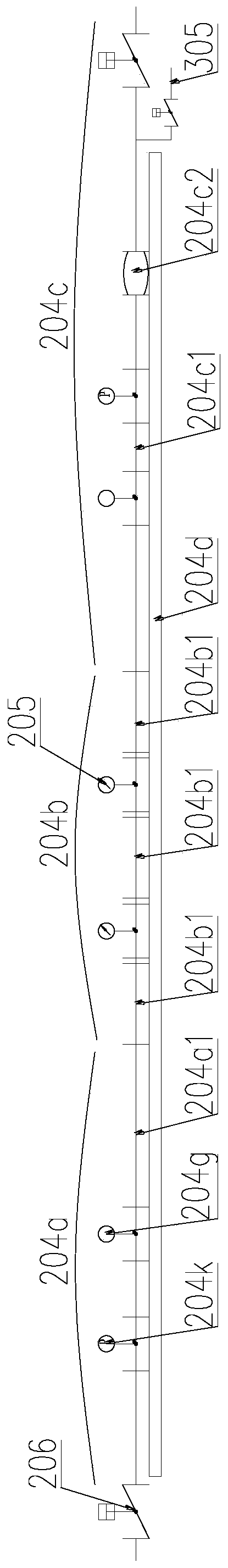 Flowmeter calibration system with multiple calibration lines and calibration method based on system