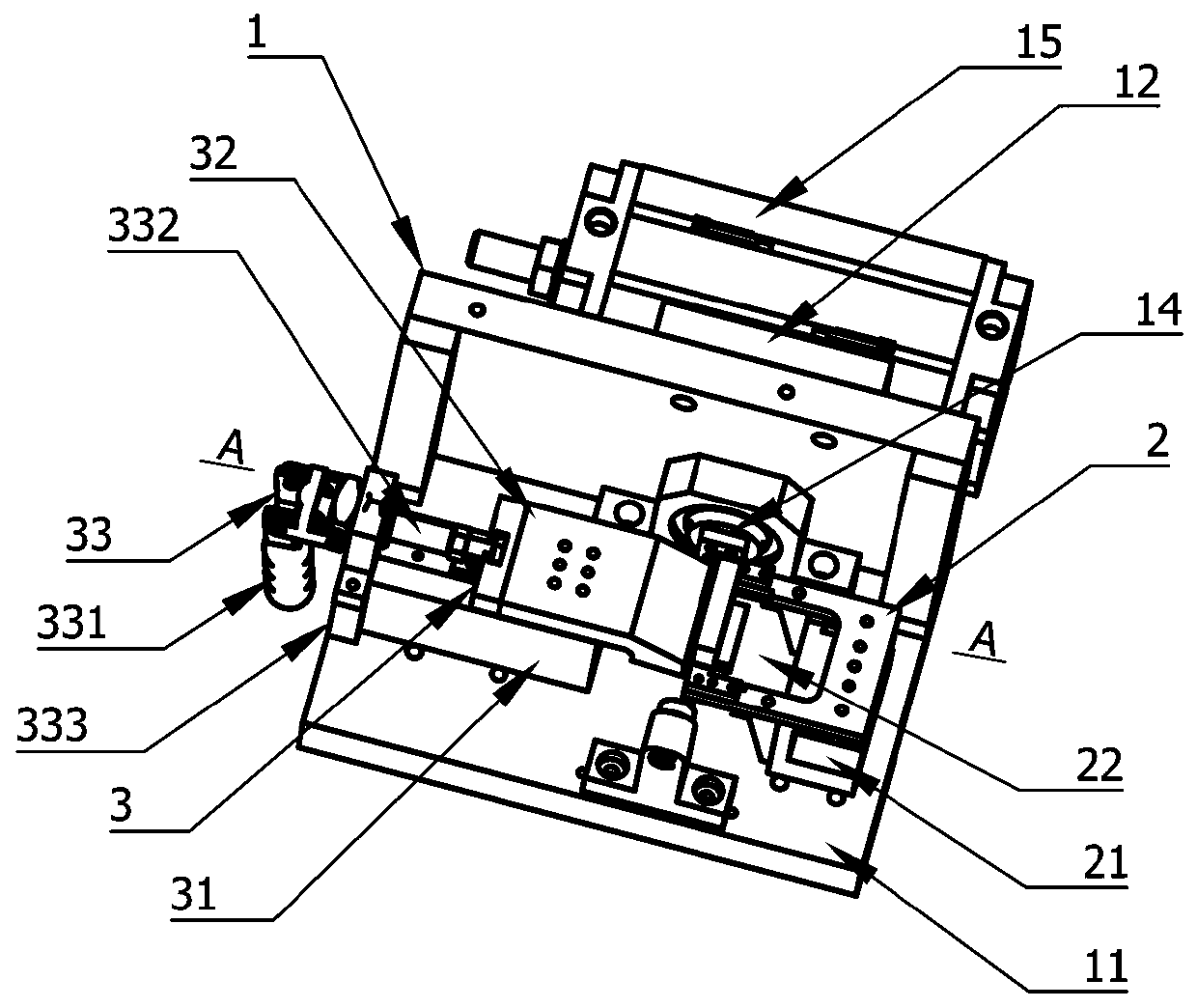 A bending device for chip pins