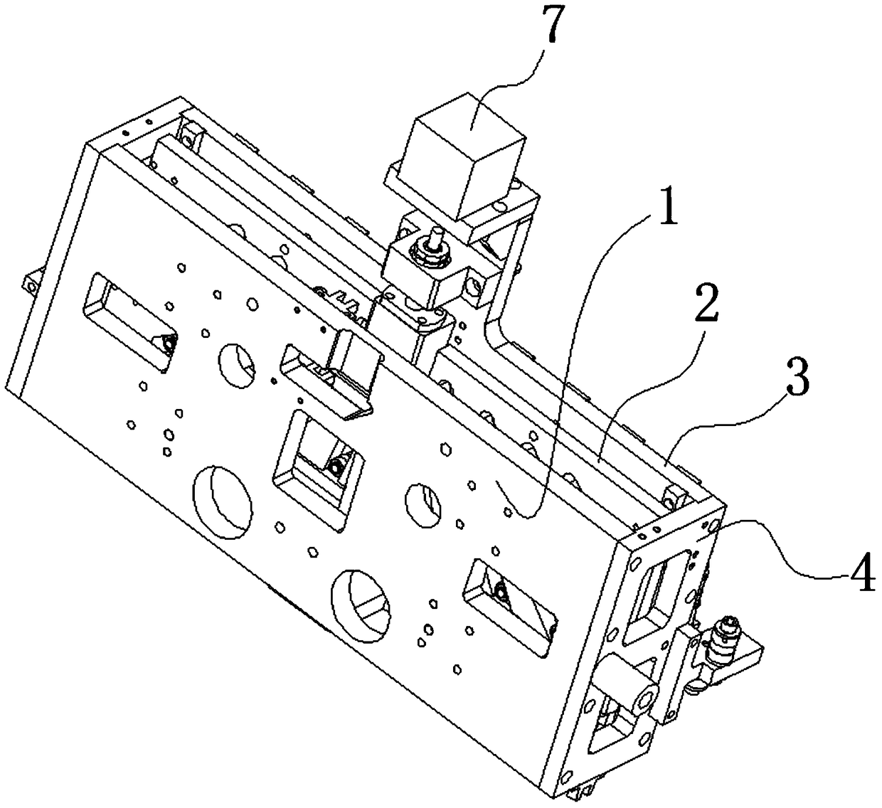 A patch head of a placement machine