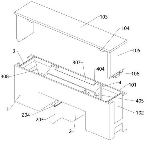 Protective packaging device for preventing liquid level meter from being broken