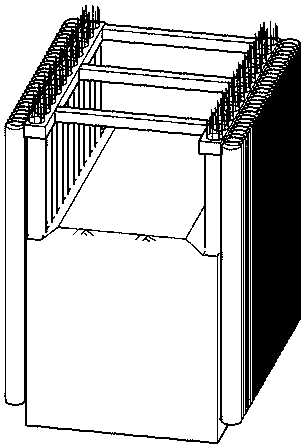 Assembly type utility tunnel for building envelop bearing strength and construction method thereof