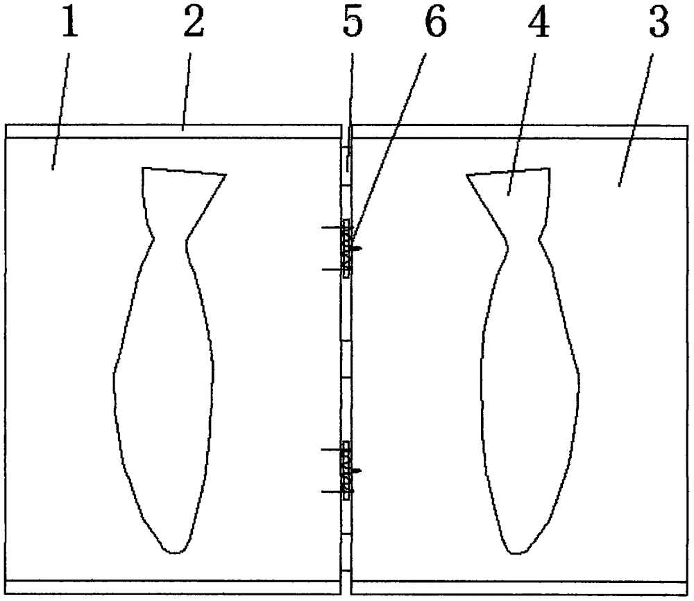 Simple fish splitting device