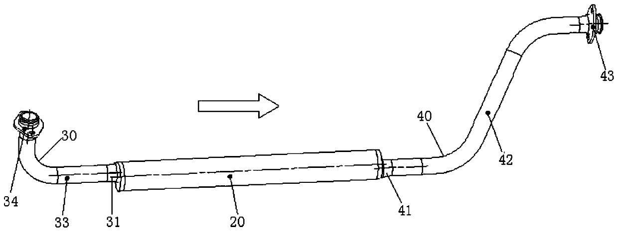 Bearing oil return structure