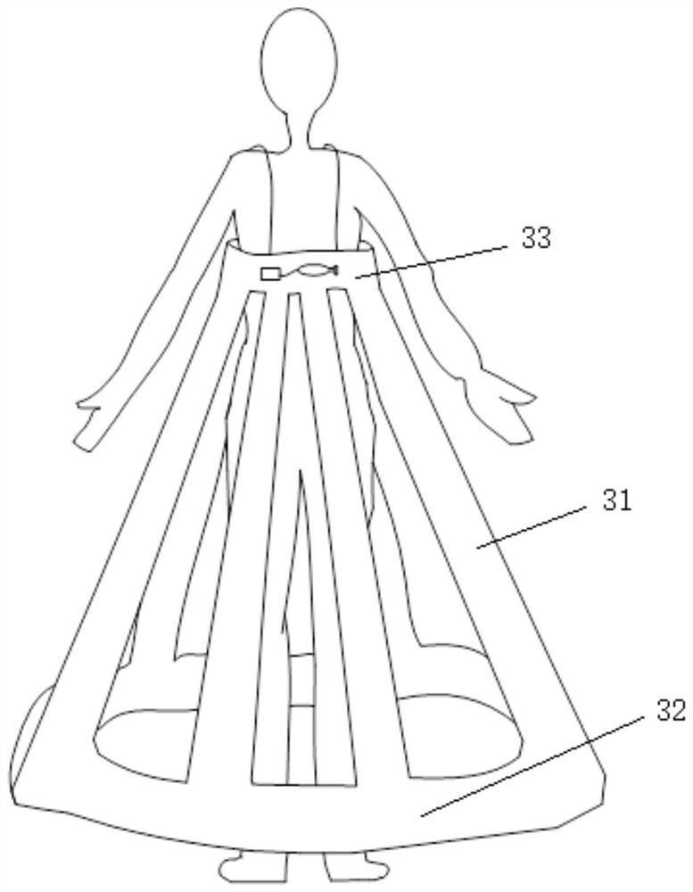 Emergency air bag device for preventing human body from falling down