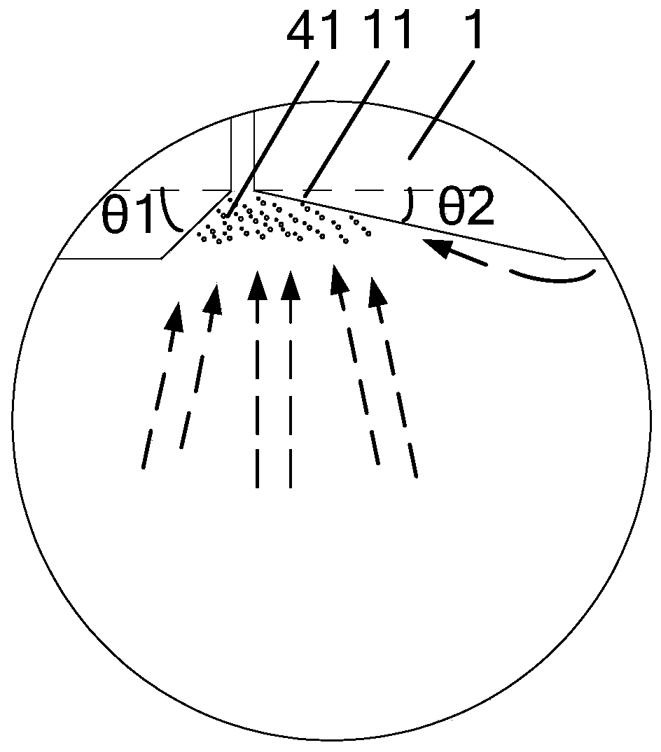 Gas collecting and measuring device