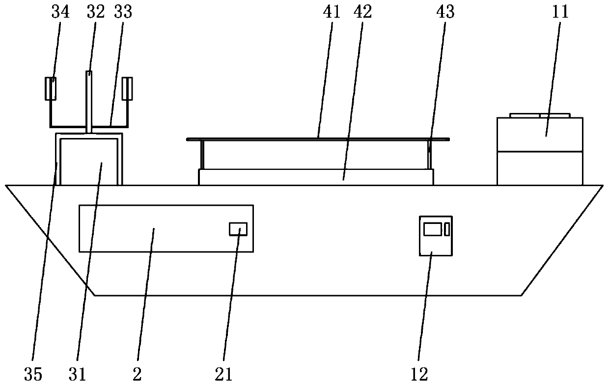 Wind-solar complementary type automatic bait feeding system