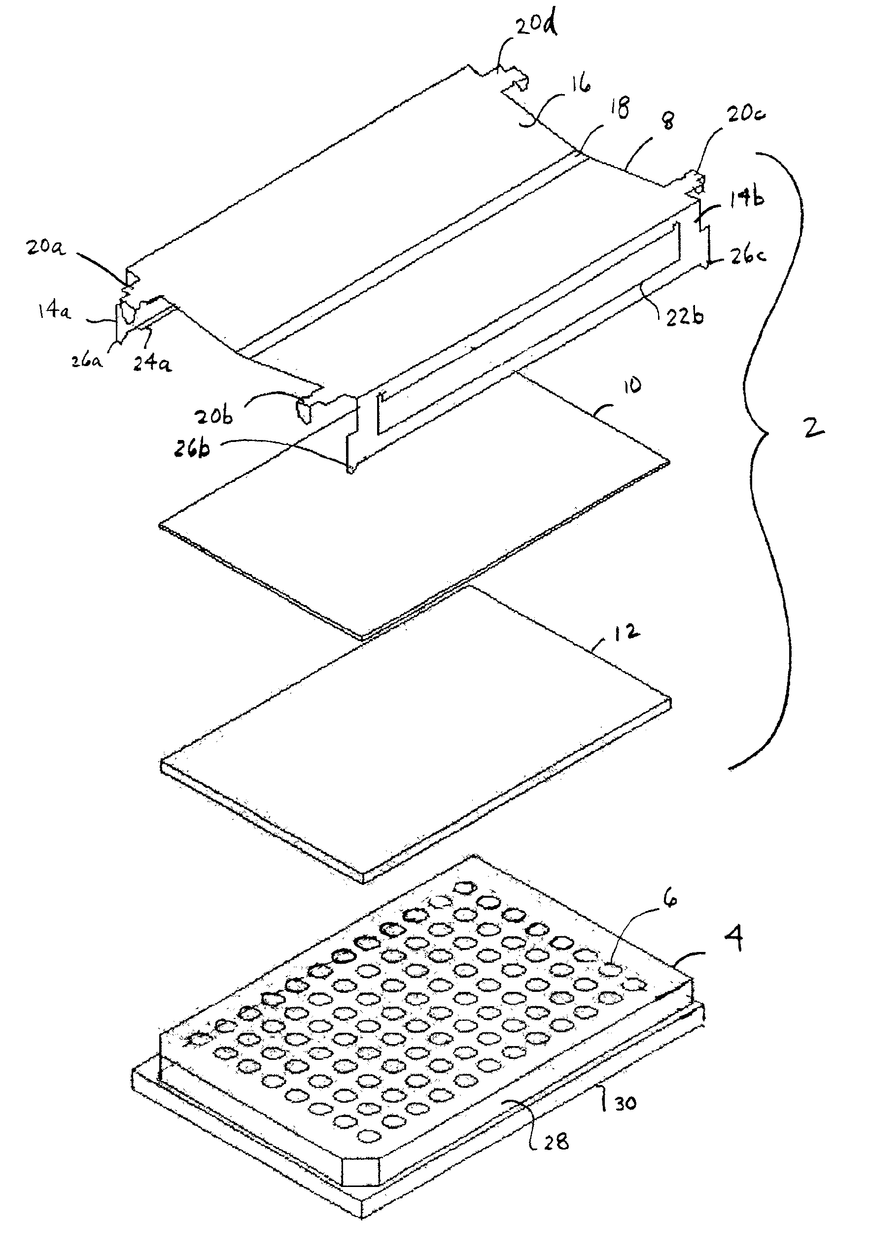 Microplate cover assembly