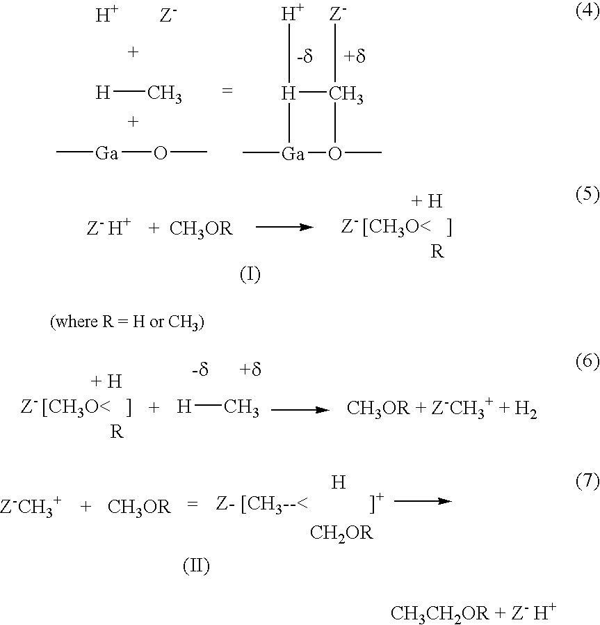 Process for the simultaneous conversion of methane and organic oxygenate to C<sub>2 </sub>to C<sub>10 </sub>hydrocarbons