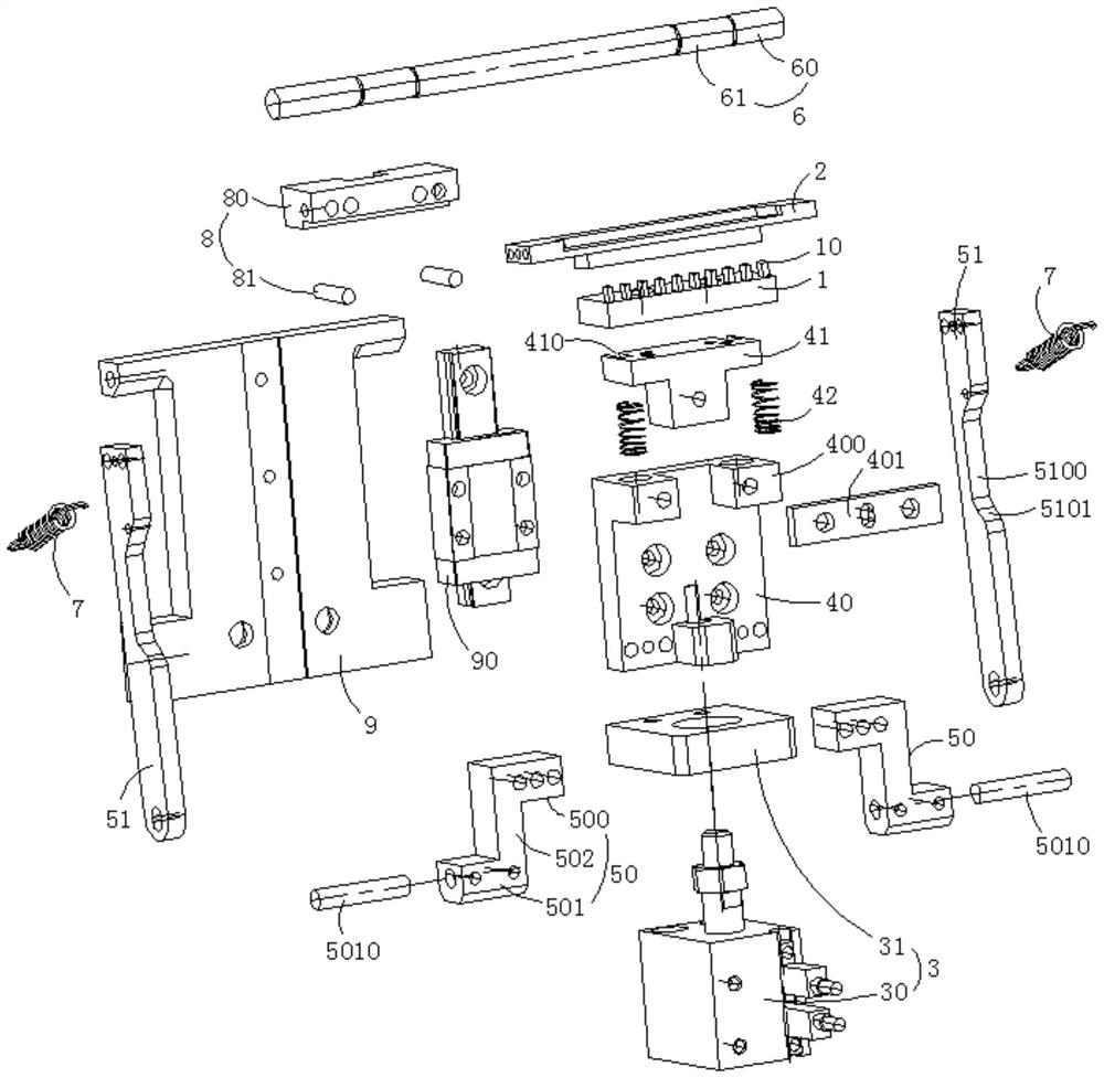 A lifting and peeling mechanism and its realization method