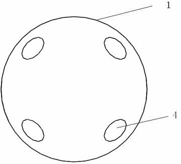 Full-flow direction flow velocity measurement probe and measurement method thereof