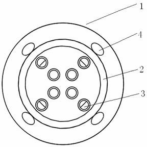 Full-flow direction flow velocity measurement probe and measurement method thereof