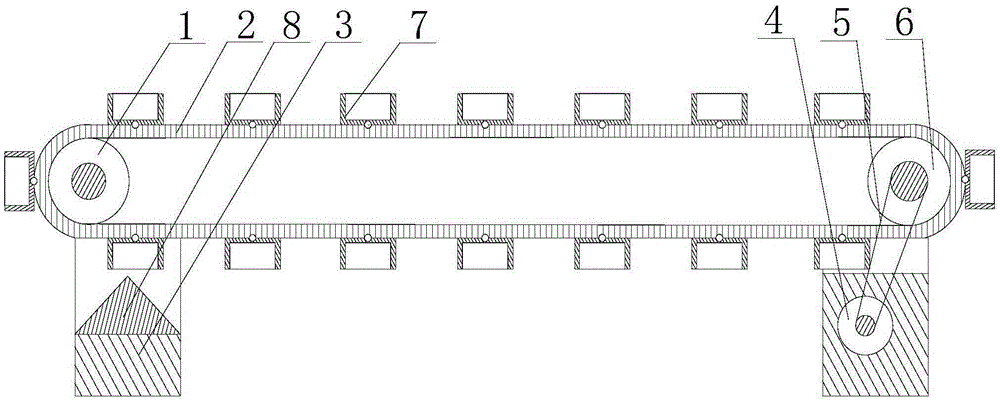 Conveying feeding device