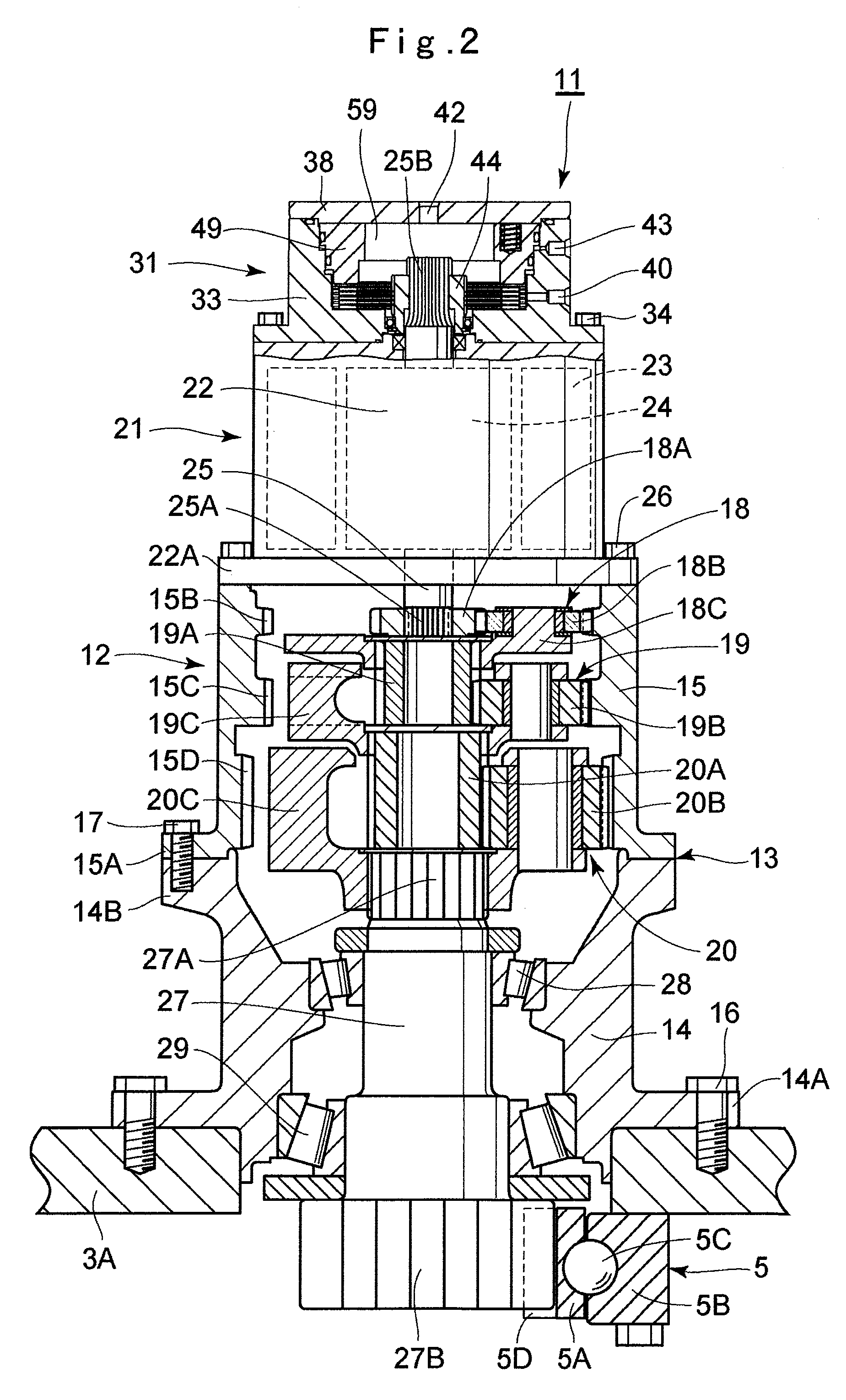 Wet brake device