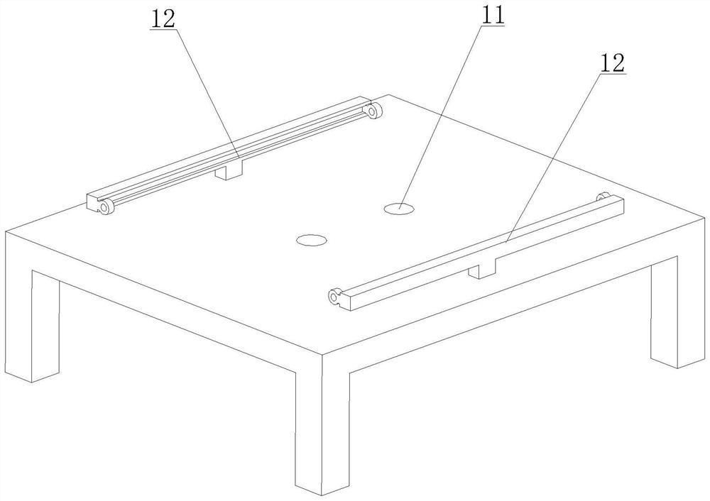 Positioning and leveling device for paper slitting and using method of positioning and leveling device