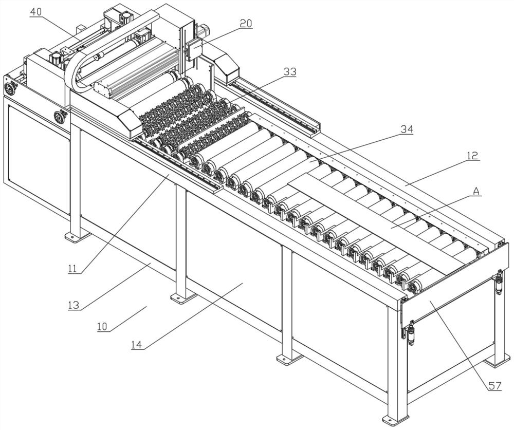 Laser cutting device for steel plate