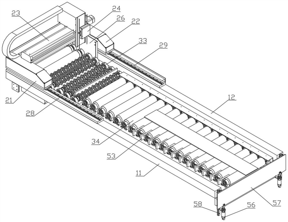 Laser cutting device for steel plate