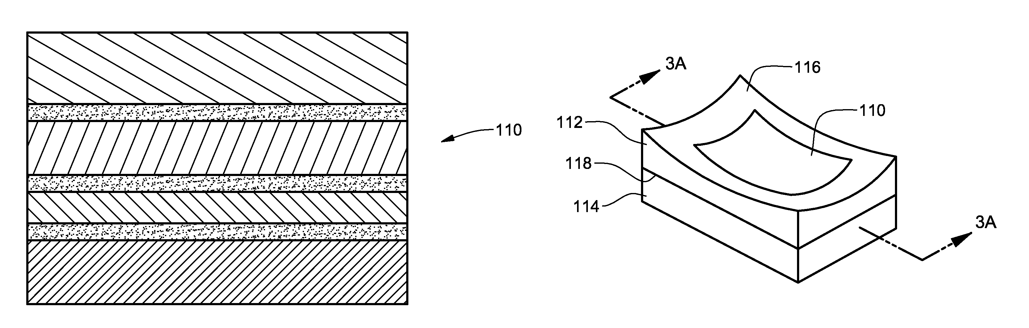 X-ray focusing optic having multiple layers with respective crystal orientations