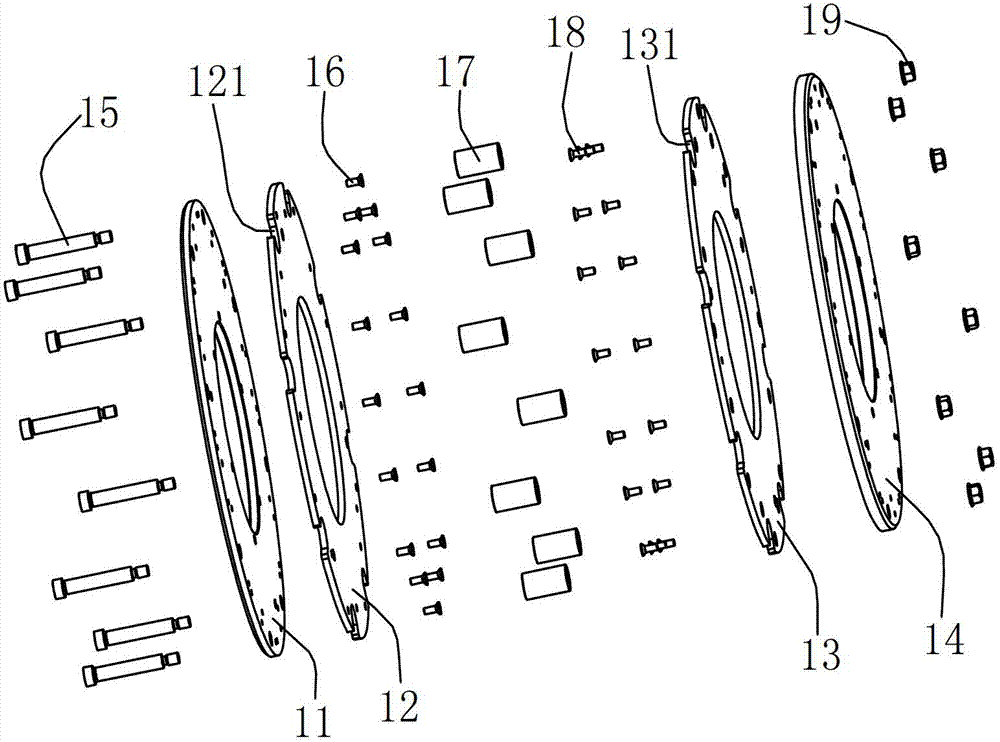 Permanent magnet coupler for belt driving