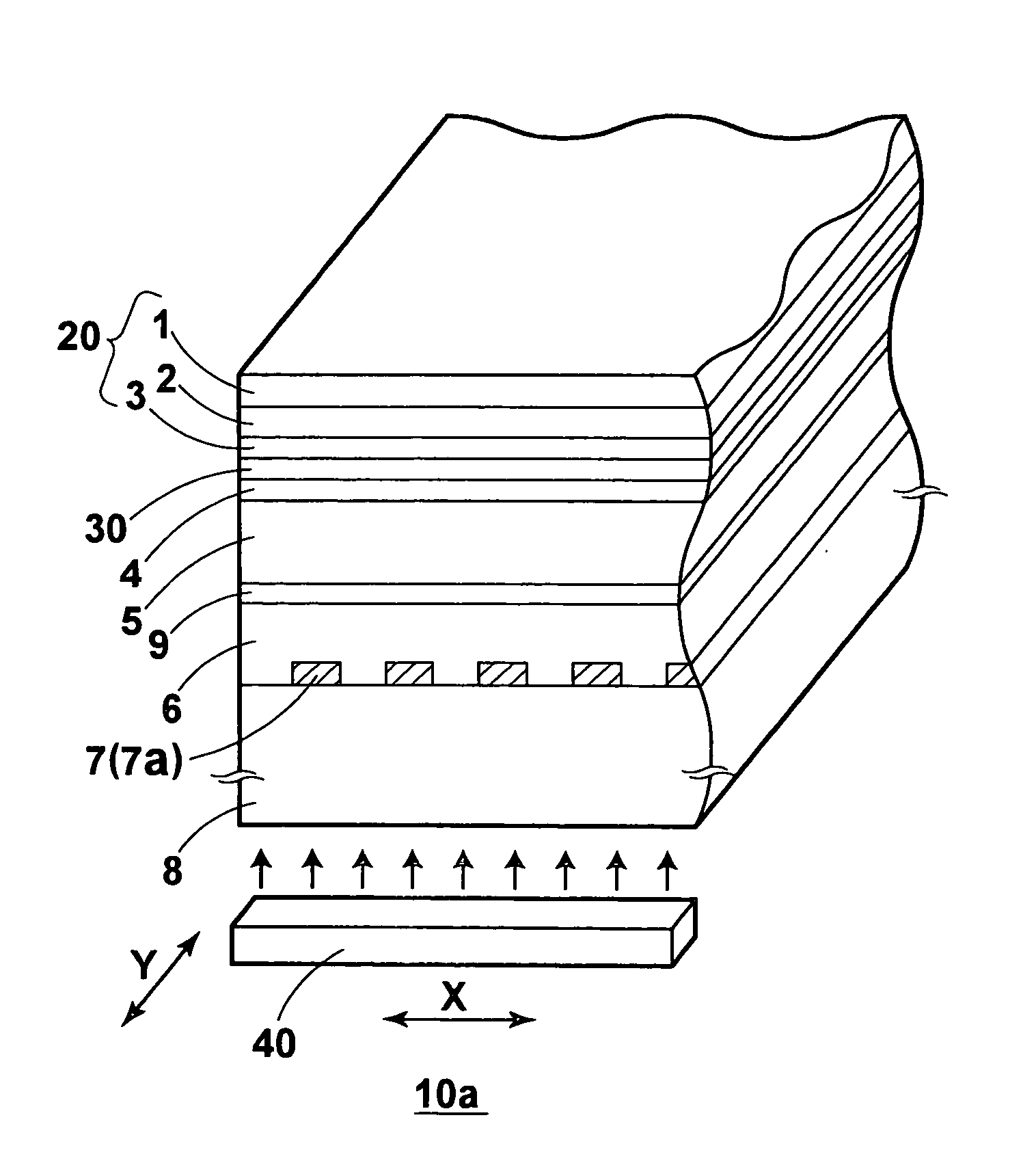 Radiographic-image recording medium containing shock-resistant member