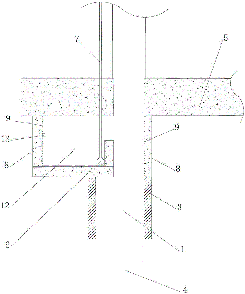 Basement anti-floating system based on low horizontal grout curtain and depressurization through water drawing