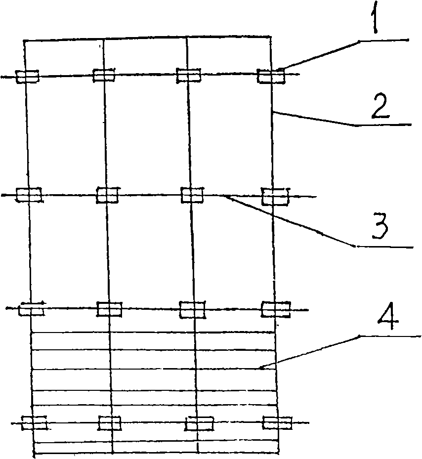 Novel method for quickly assembling low-cost energy-saving house with prefabricated pole, beam, plate