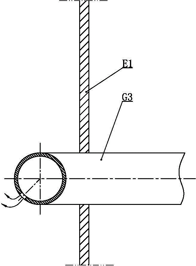 Condensed water desalination indirect heat exchange forced mixed secondary deaeration device