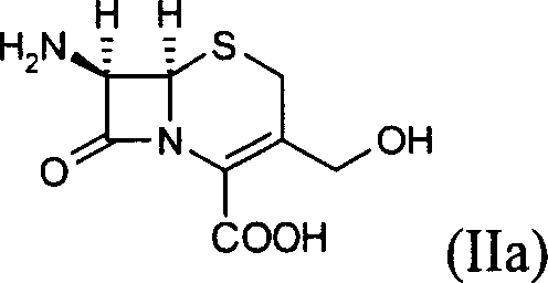 Cephalosporin analog antibiotic preparation method