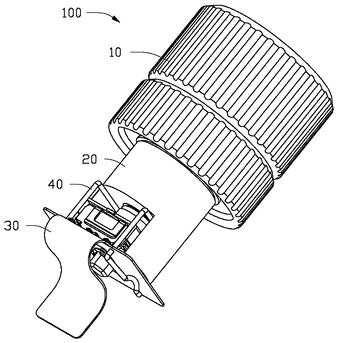 Volume adjustment mechanism and electronic device with the volume adjustment mechanism