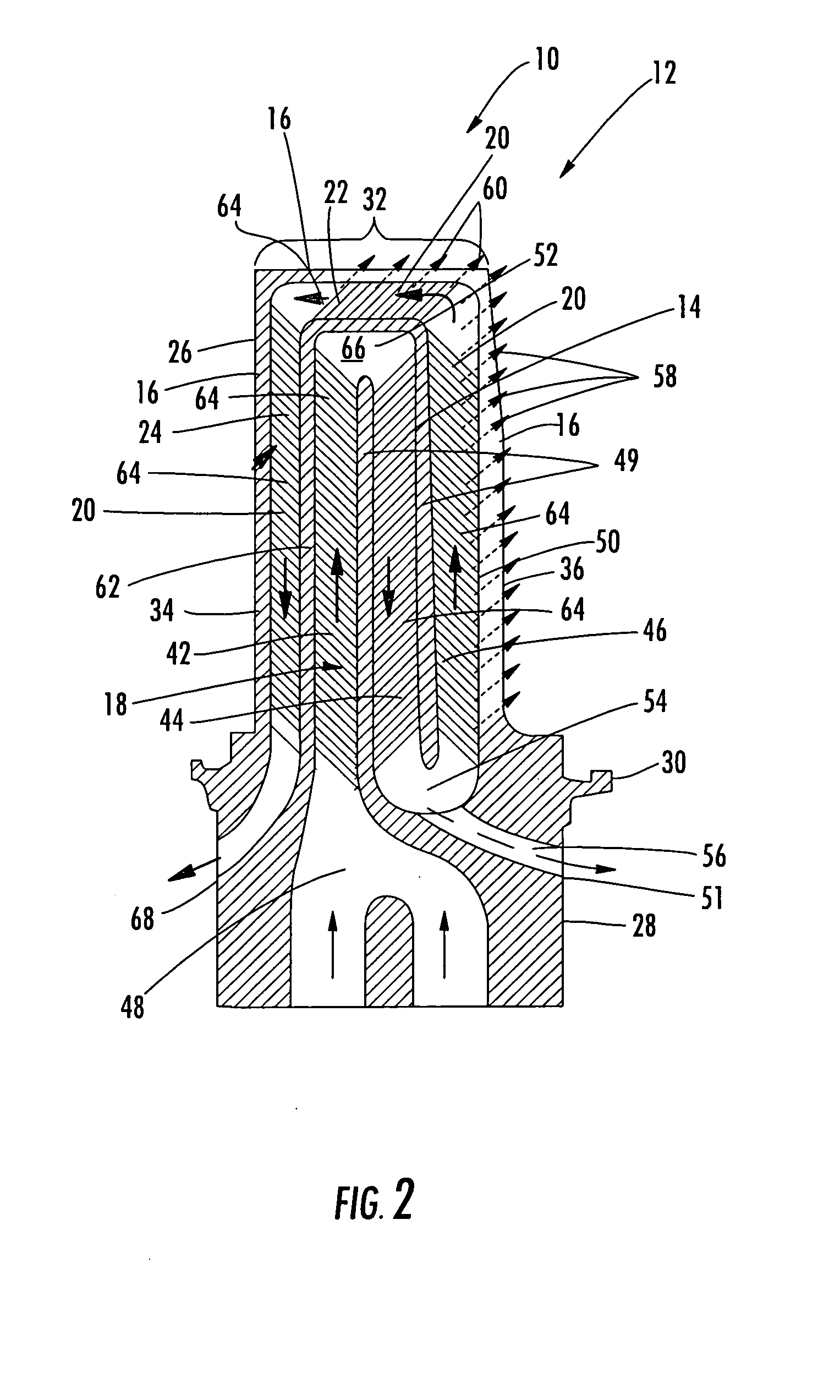 Turbine airfoil cooling system with perimeter cooling and rim cavity purge channels