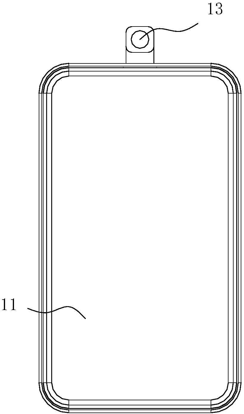 Camera installation structure of mobile terminal and mobile terminal