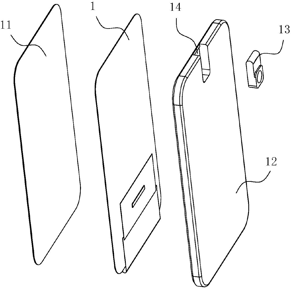 Camera installation structure of mobile terminal and mobile terminal